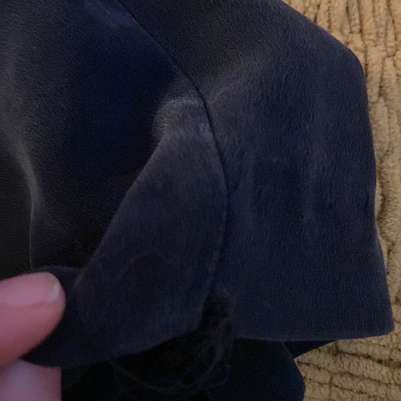 Boutique Black cocktail mesh silk dress - Picture 6 of 8